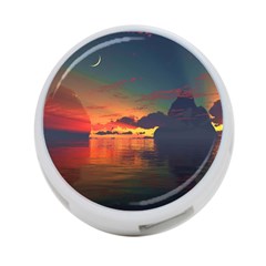 Digital Art Artwork Fantasy Landscape Sky Nature 4-port Usb Hub (two Sides) by danenraven
