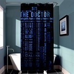 The Doctor Tardis Shower Curtain 36  x 72  (Stall)  Curtain(36 X72 ) - 33.26 x66.24  Curtain(36 X72 )