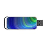 Space Design Abstract Sky Storm Portable USB Flash (Two Sides) Back