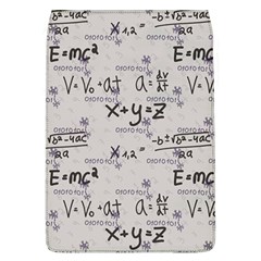 Pattern Wallpaper Math Formula Albert Einstein Removable Flap Cover (l) by danenraven