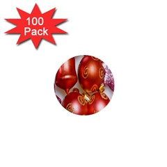 Christmas Decoration Star  3 1  Mini Buttons (100 Pack)  by artworkshop