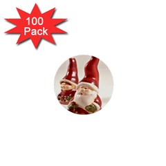 Christmas Figures4 1  Mini Buttons (100 Pack)  by artworkshop