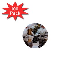 Santa Claus 1  Mini Buttons (100 Pack)  by artworkshop