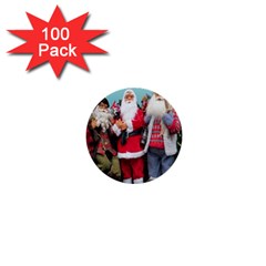 Santa On Christmas 3 1  Mini Buttons (100 Pack)  by artworkshop