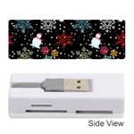 Christmas Thanksgiving Pattern Memory Card Reader (Stick) Front