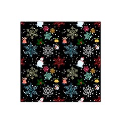 Christmas Thanksgiving Pattern Satin Bandana Scarf 22  X 22  by Ravend