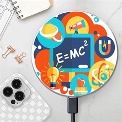 Natural Science Physics Laboratory Formula Wireless Charger by danenraven