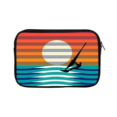 Waves Windsurfer Sun Apple Ipad Mini Zipper Cases by Ravend
