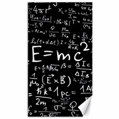 Science Einstein Formula Mathematics Physics Canvas 40  X 72  by danenraven