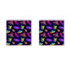 Space Pattern Cufflinks (square) by Ravend