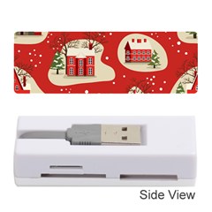 Christmas New Year Seamless Pattern Memory Card Reader (stick) by Jancukart