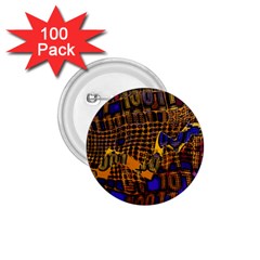 Binary Code Transformation 1 75  Buttons (100 Pack)  by Wegoenart
