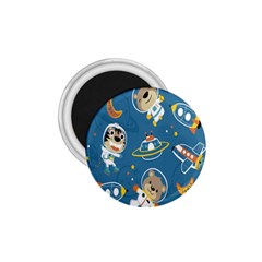 Seamless-pattern-funny-astronaut-outer-space-transportation 1 75  Magnets by Jancukart