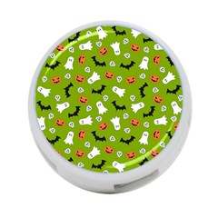 Pattern Seamless Halloween Fall 4-port Usb Hub (two Sides) by Wegoenart