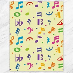 Seamless Pattern Musical Note Doodle Symbol Canvas 18  X 24  by Wegoenart