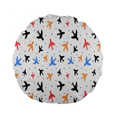 Sky Birds - Airplanes Standard 15  Premium Round Cushions by ConteMonfrey