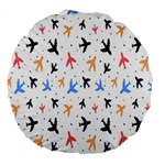Sky birds - Airplanes Large 18  Premium Round Cushions Front