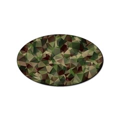 Abstract-vector-military-camouflage-background Sticker Oval (100 Pack) by Wegoenart