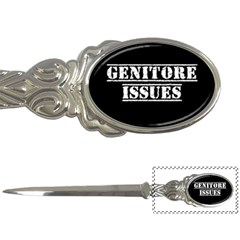 Genitore Issues  Letter Opener by ConteMonfrey