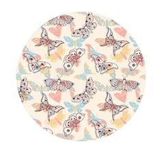 Pattern-with-hand-drawn-butterflies Mini Round Pill Box (pack Of 3) by Wegoenart