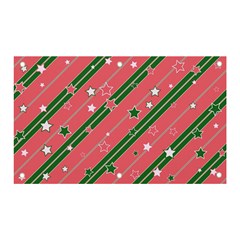 Christmas-background-star Banner And Sign 5  X 3  by Wegoenart