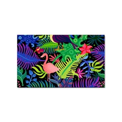 Tropical-exotic-colors-seamless-pattern Sticker Rectangular (10 Pack) by Wegoenart