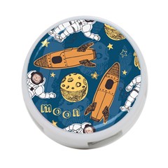 Missile Pattern 4-port Usb Hub (two Sides) by Wegoenart