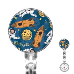 Missile Pattern Stainless Steel Nurses Watch by Wegoenart