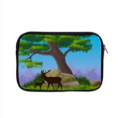 Nature Background Illustration Landscape Apple Macbook Pro 15  Zipper Case by Wegoenart