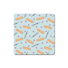 Medicine Items Square Magnet by SychEva