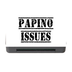 Papino Issues - Funny Italian Humor  Memory Card Reader With Cf by ConteMonfrey