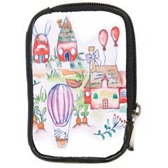 Easter Village  Compact Camera Leather Case by ConteMonfrey