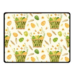 Easter Eggs   Double Sided Fleece Blanket (small)  by ConteMonfrey