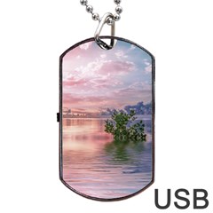 Nature Water Outdoors Travel Exploration Dog Tag Usb Flash (one Side) by danenraven