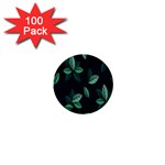 Leaves Pattern 1  Mini Buttons (100 pack)  Front