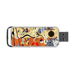 Carnival Of The Harlequin Art Portable Usb Flash (one Side) by danenraven