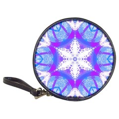 Snowflake Kaleidoscope Template Background Classic 20-cd Wallets by Ravend