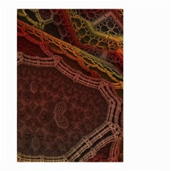Fractal Pattern Geometric Pattern Disintegration Small Garden Flag (two Sides) by Ravend