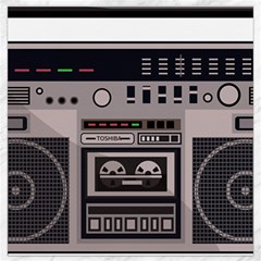 Cassette Recorder 80s Music Stereo Canvas 16  X 16  by Pakemis