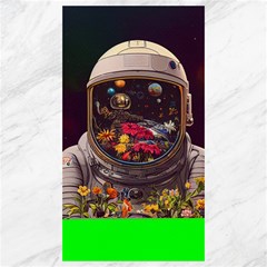 Astronaut Universe Planting Flowers Cosmos Jpg Canvas 40  X 72  by Pakemis