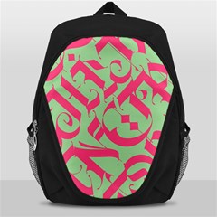 Pattern Ornament Gothic Style Elegant Font Tattoos Backpack Bag by Pakemis