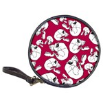 Terrible Frightening Seamless Pattern With Skull Classic 20-CD Wallets Front