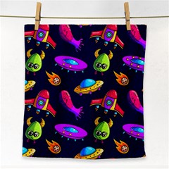 Space Pattern Face Towel by Pakemis