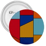 Dotted Colors Background Pop Art Style Vector 3  Buttons Front
