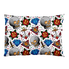 Full Color Flash Tattoo Patterns Pillow Case (two Sides) by Pakemis