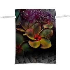 Beautiful Floral Lightweight Drawstring Pouch (xl) by Sparkle