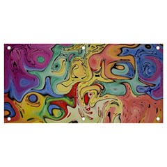 Abstract Art Banner And Sign 4  X 2  by gasi