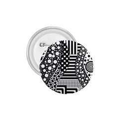 Black And White 1 75  Buttons by gasi