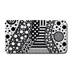Black And White Medium Bar Mat by gasi