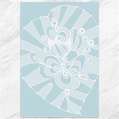 Blue 2 Zendoodle Canvas 12  X 18  by Mazipoodles